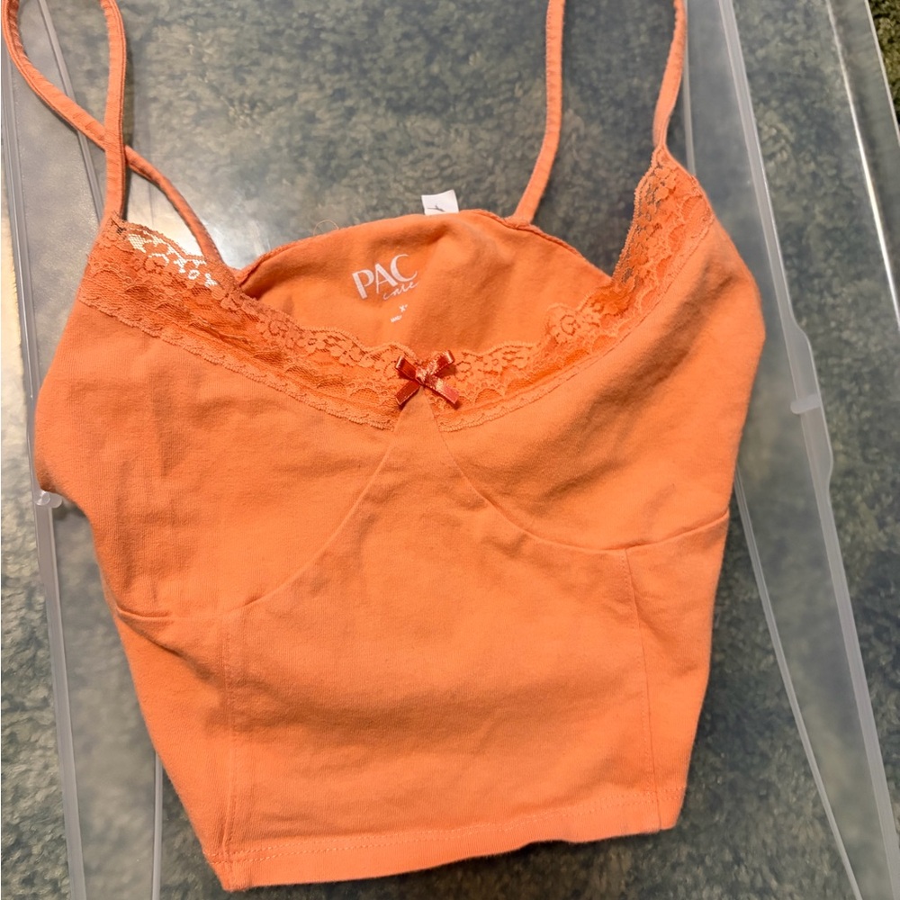 Pacsun Lace Trim Cami Top